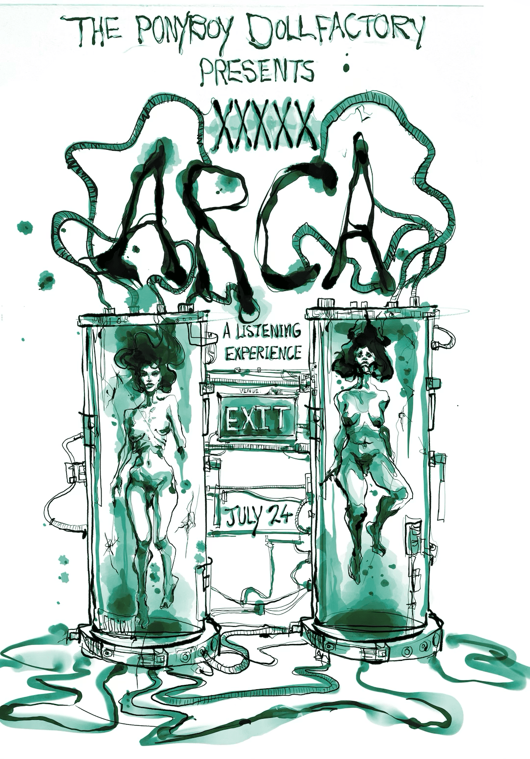 ARCA ' XXXXX' An official listening experience. Powered by Ponyboy