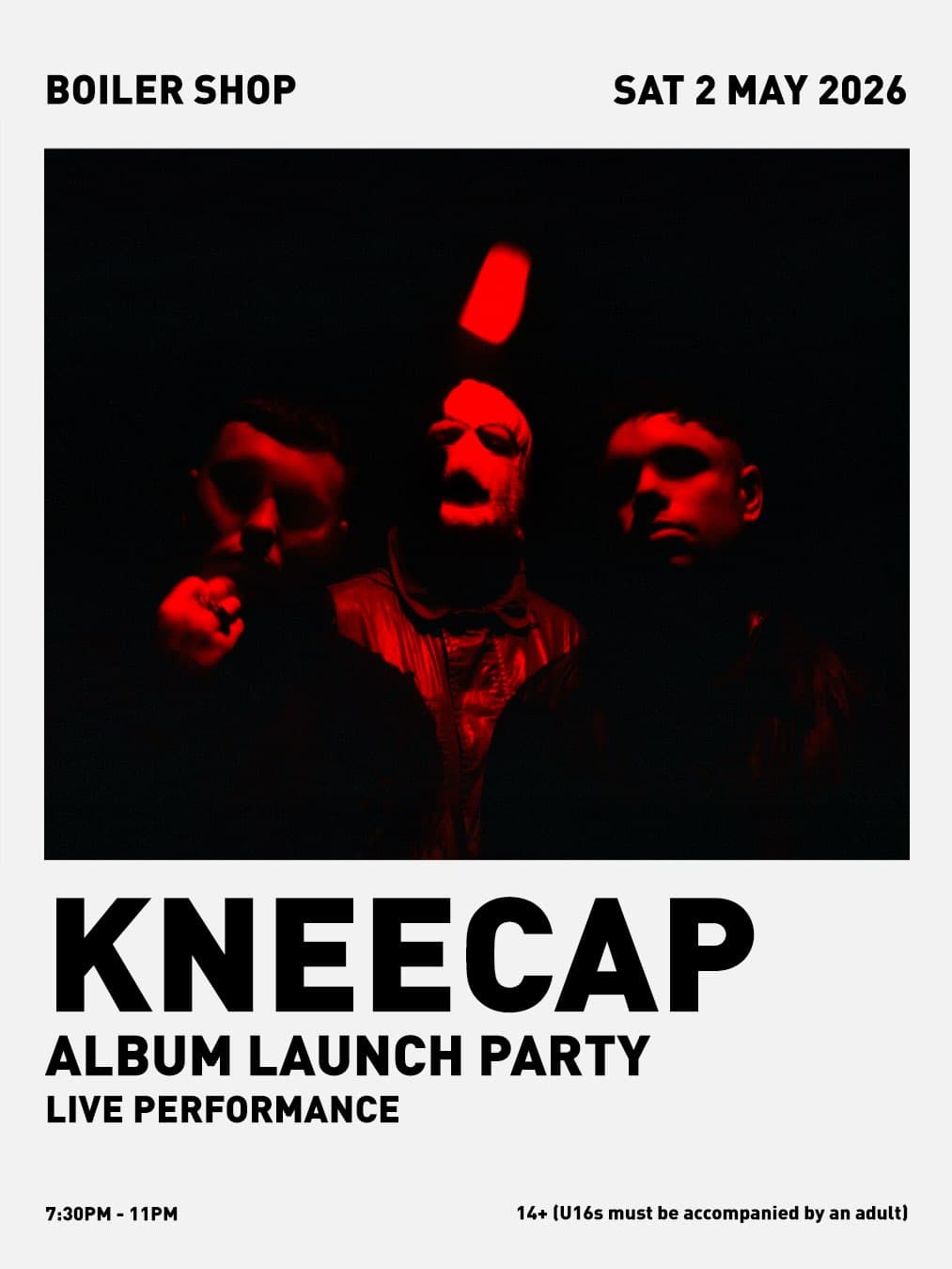 KNEECAP - Album Launch Party: Live Performance at Boiler Shop