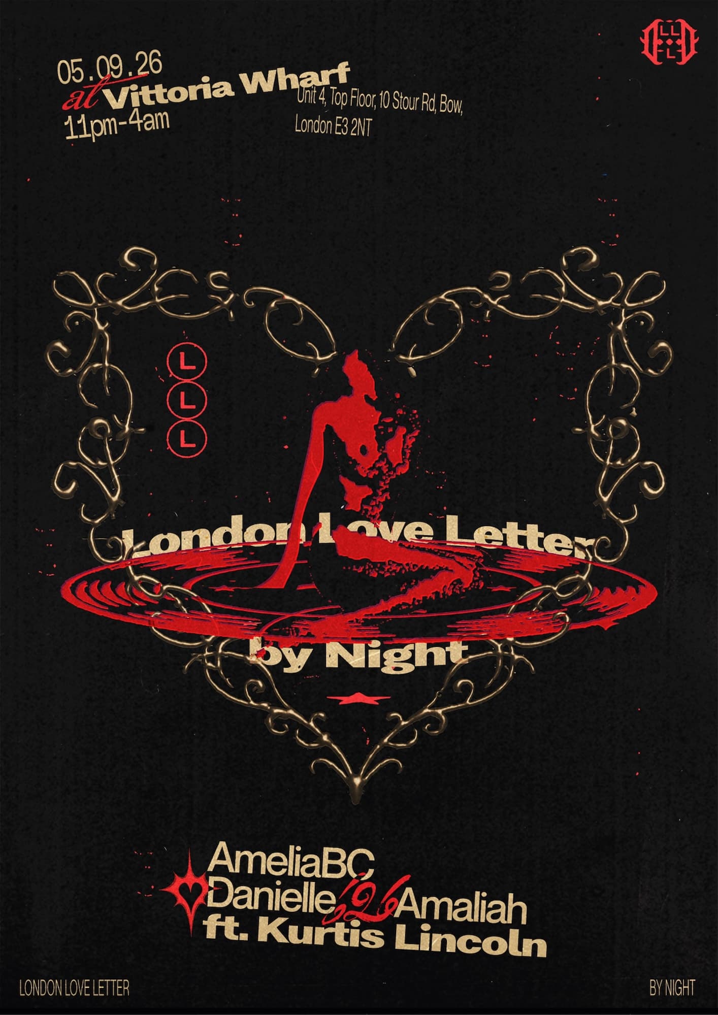 London Love Letter by Night