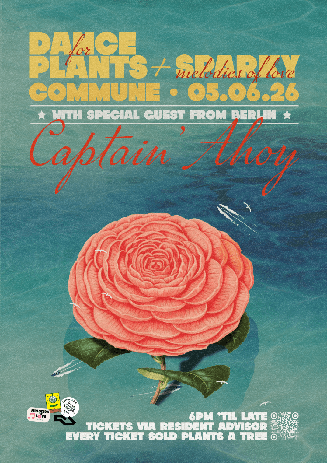 Dance for Plants and Melodies of Love present: Captain Ahoy at Commune Liverpool