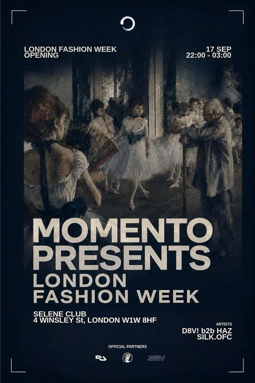 Momento PRESENTS: LDN FASHION WEEK OPENING