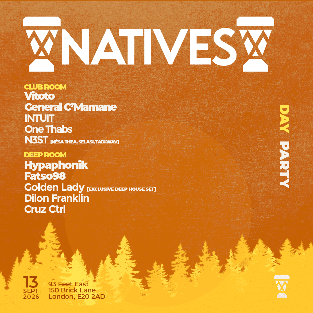 NATIVES: Summer Closing Day Party with Vitoto, General C'Mamane, Hypaphonik & FATSO98 at 93 Feet East