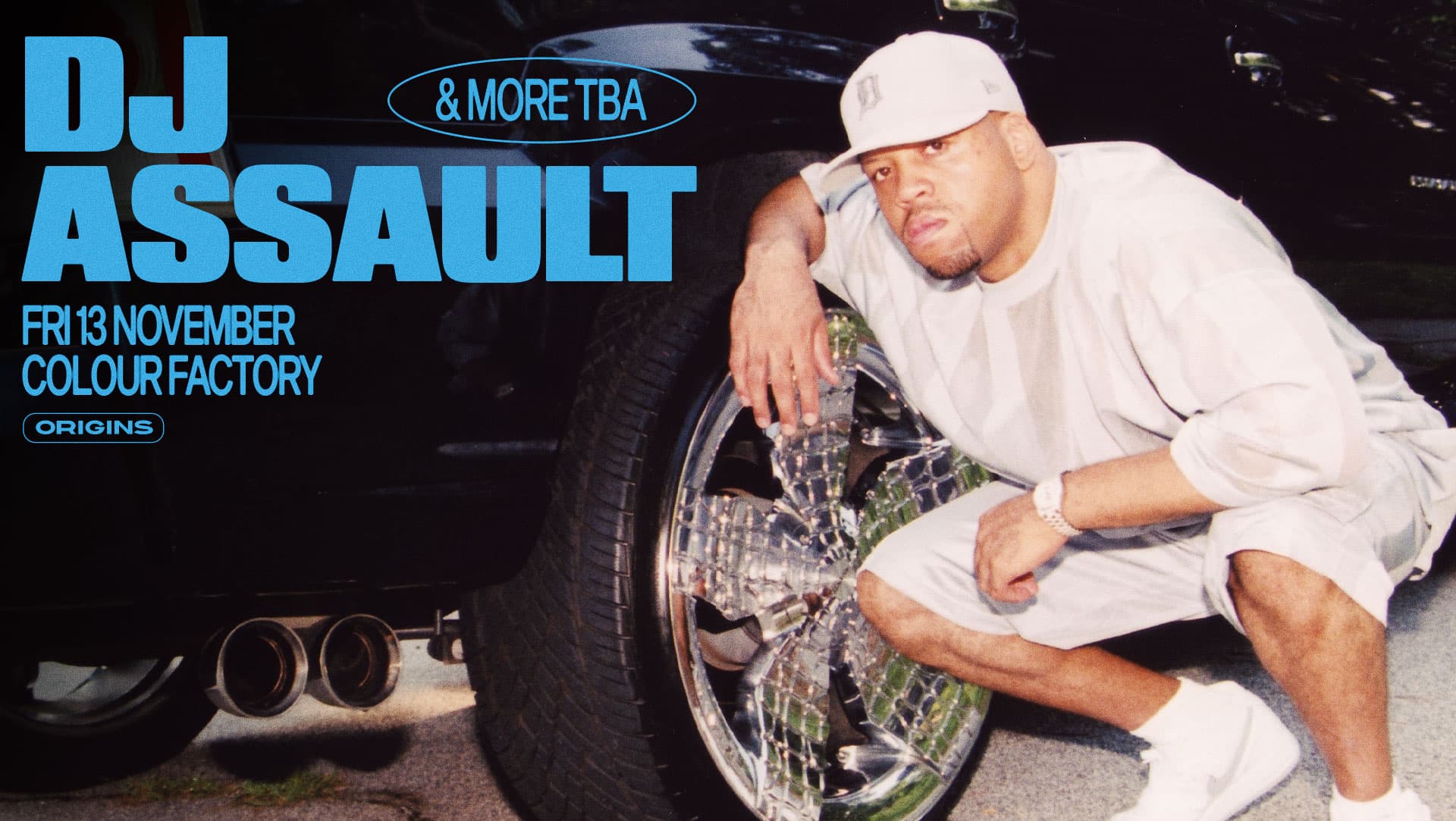 Origins: DJ Assault + more TBA at Colour Factory London