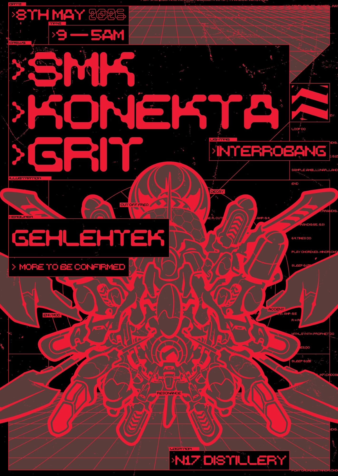 SMK X Konekta X GRIT FUNDRAISER at The Distillery N17