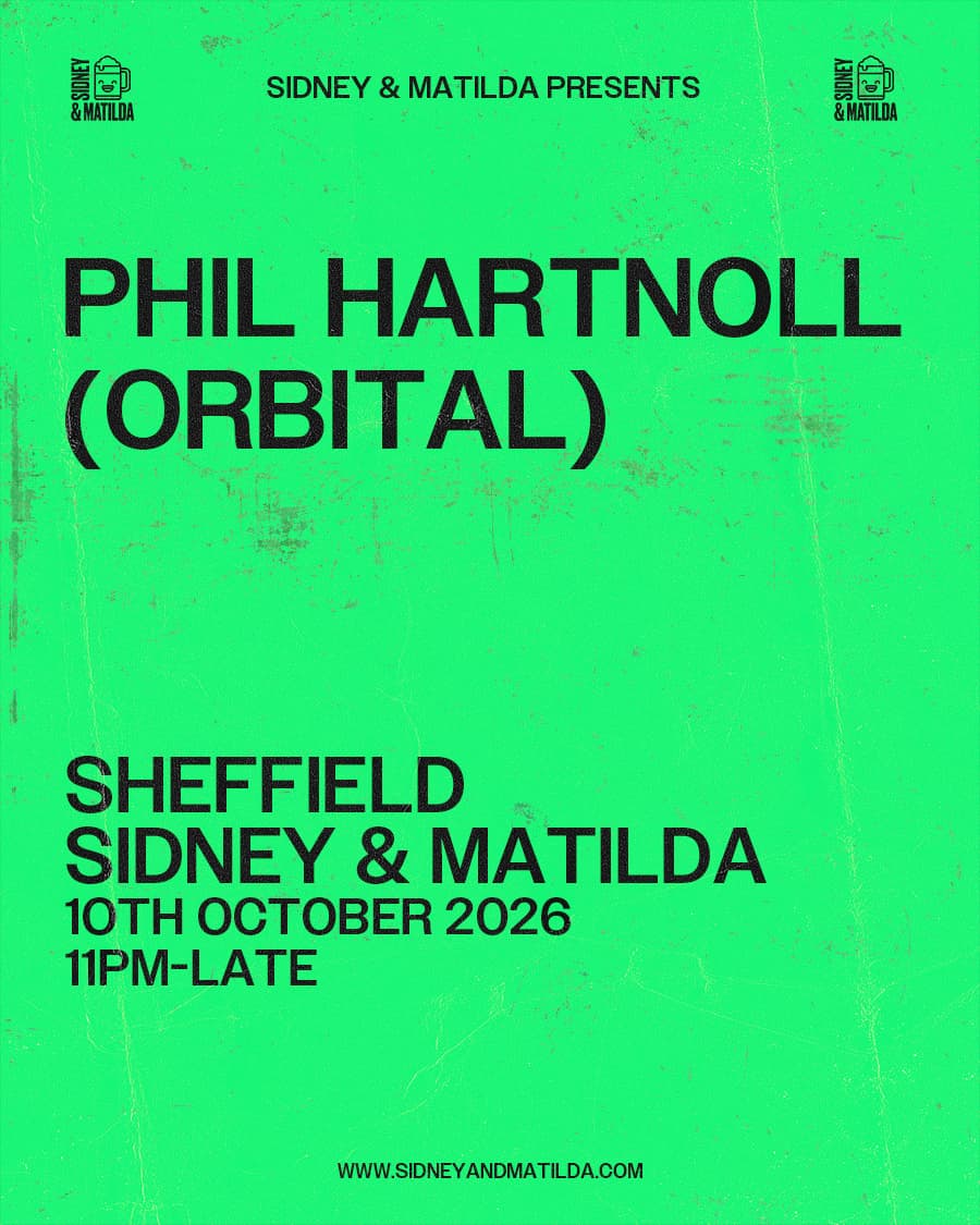 Phil Hartnoll (Orbital) at Sidney & Matilda