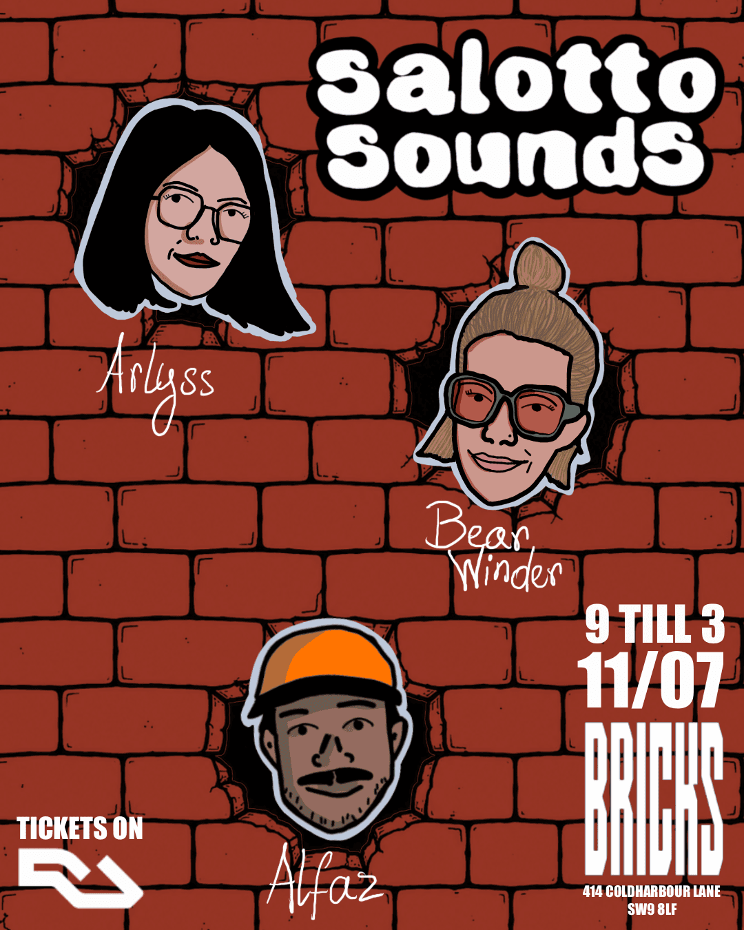Salotto Sounds with Bear Winder, ARLYSS and Alfaz
