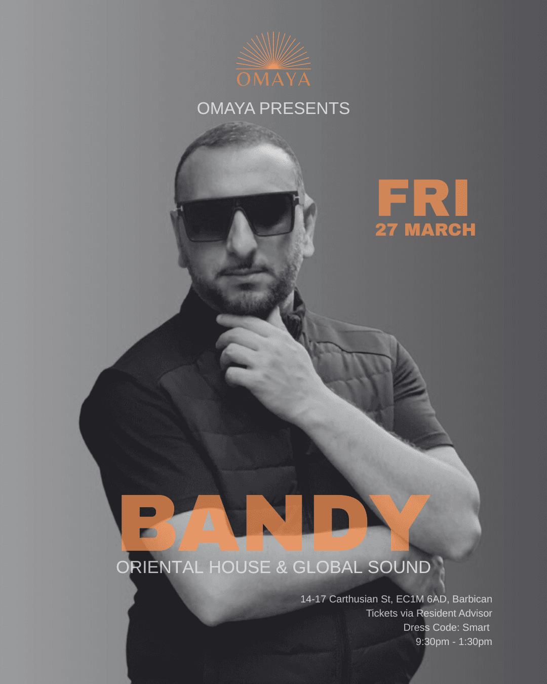 Omaya presents: Bandy (Oriental, Afro House & Global Sound) at Purl