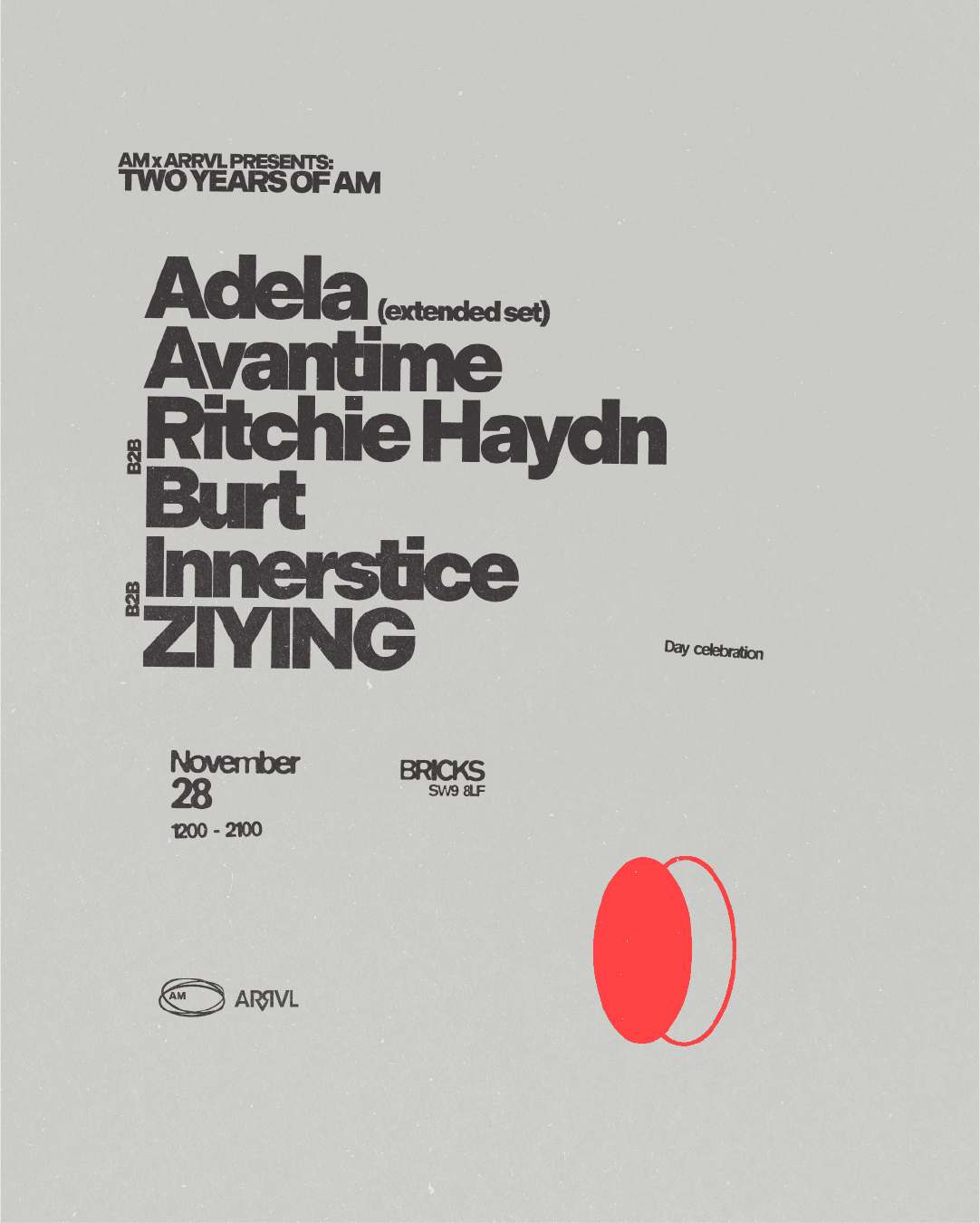 AM x ARRVL present: Two Years of AM at Bricks