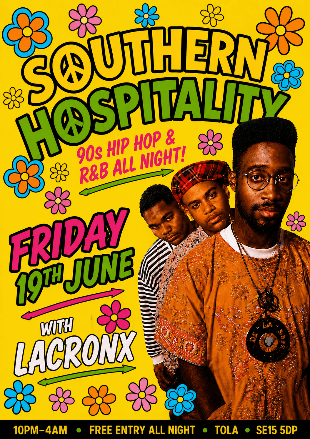 Southern Hospitality: 90s Hip-Hop & R&B at Tola