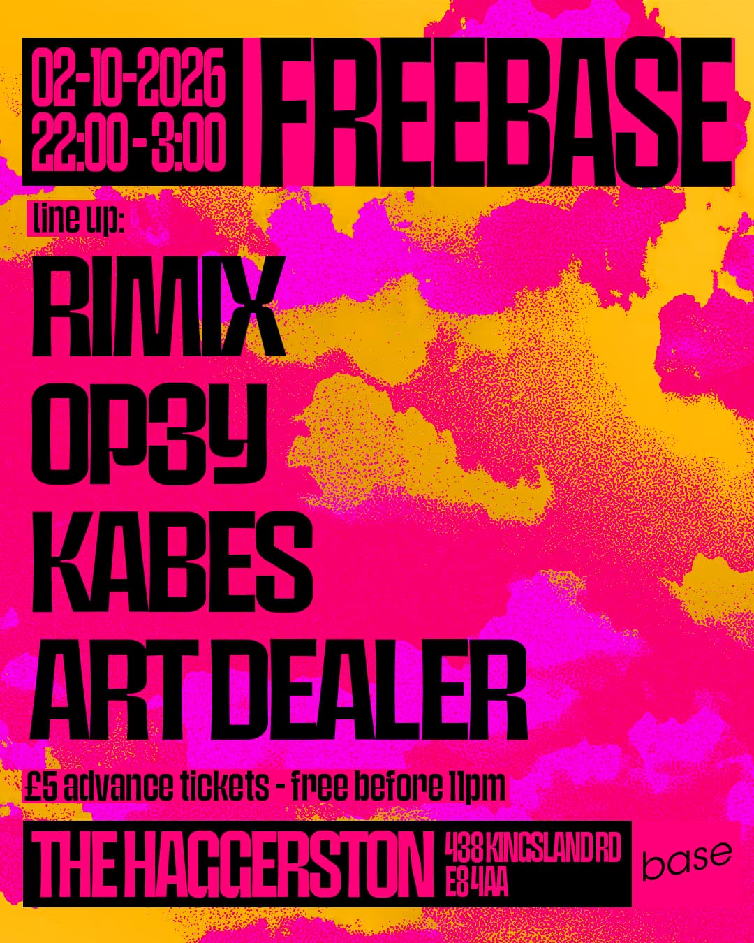 Base LDN presents FREEBASE - AUTUMN EDITION 