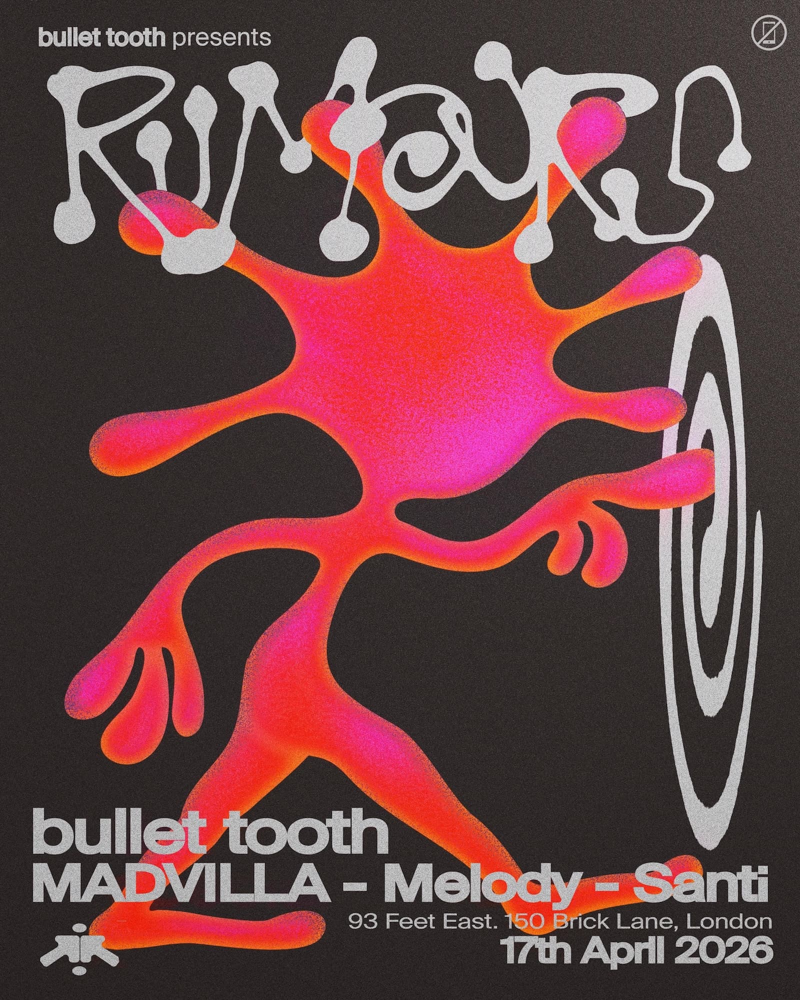 bullet tooth presents rumours at 93 Feet East