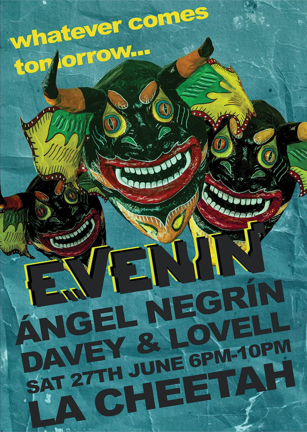 Evenin' with Ángel NegrÍn + Davey + LOVELL (LTD FREE B4 7PM TIX) at La Cheetah Club