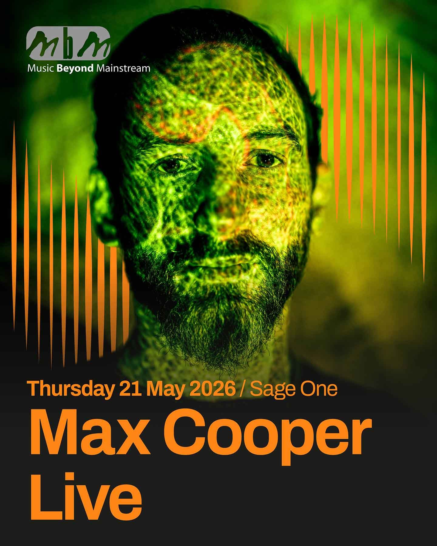 Max Cooper at The Glasshouse International Centre for Music