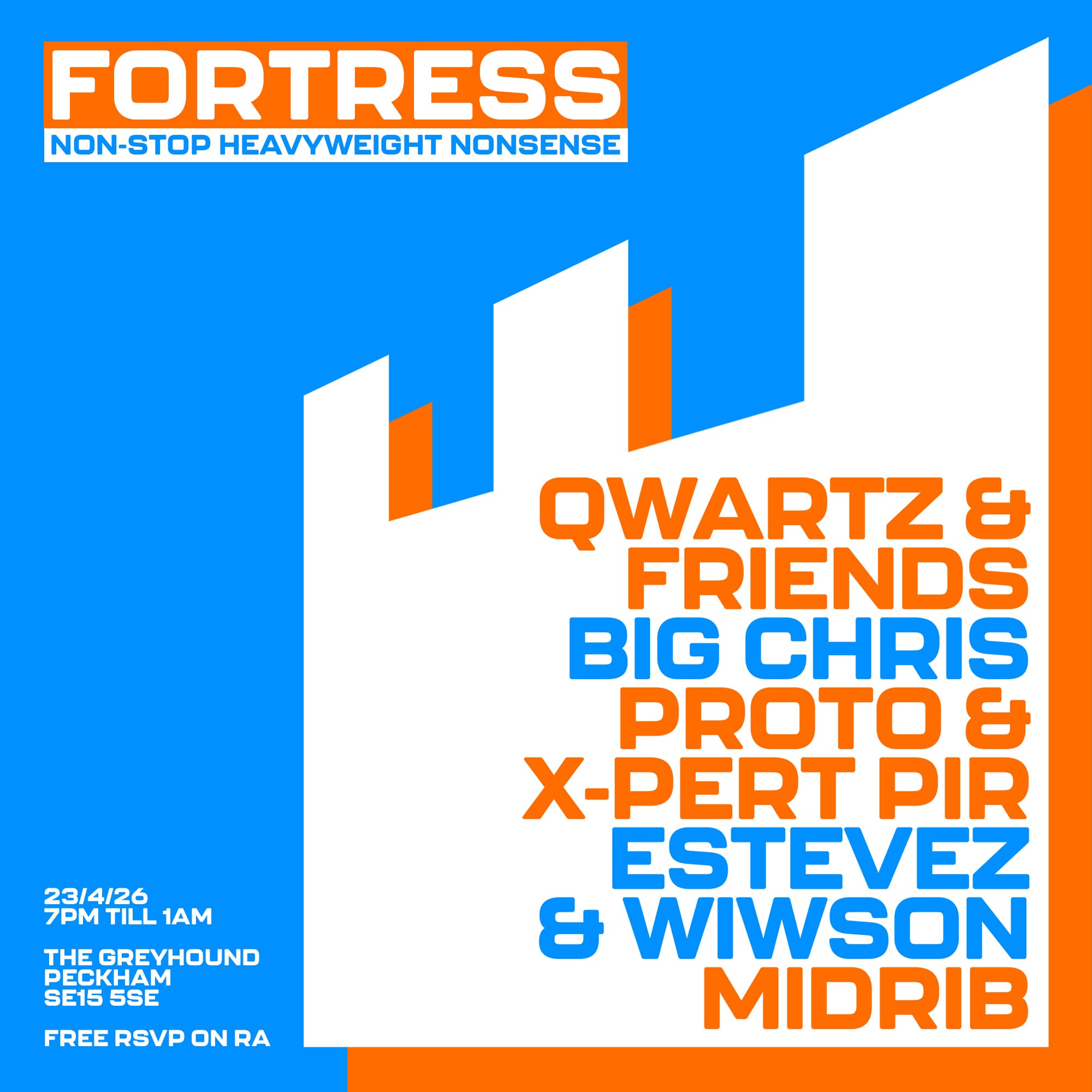 FORTRESS - NON STOP HEAVYWEIGHT NONSENSE at The Greyhound