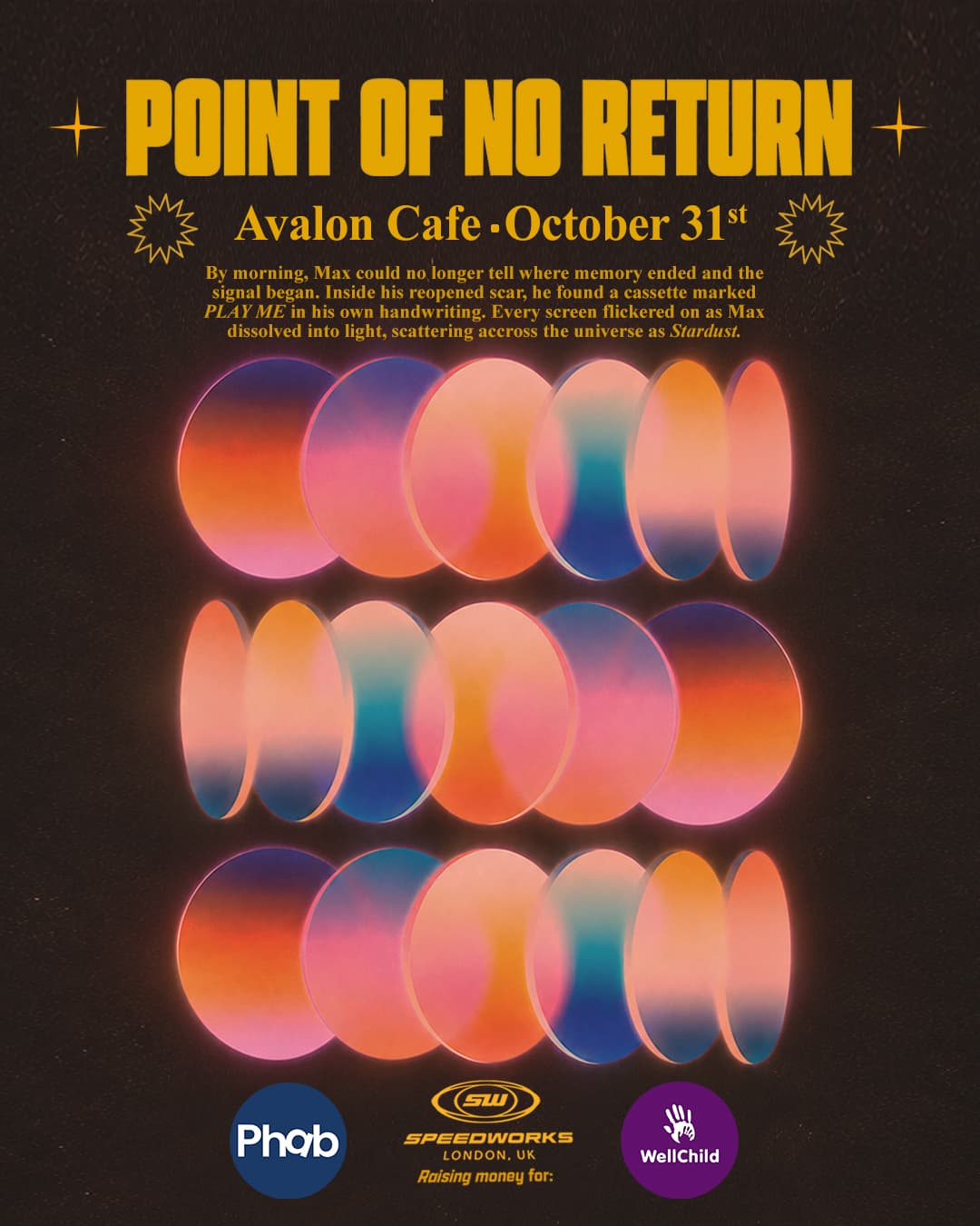 Point of No Return at Avalon Cafe Bermondsey