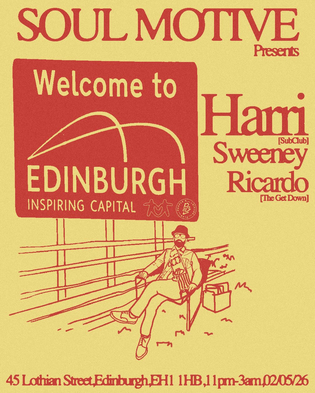 Soul Motive presents - Harri (Sub Club) at People Leisure Club