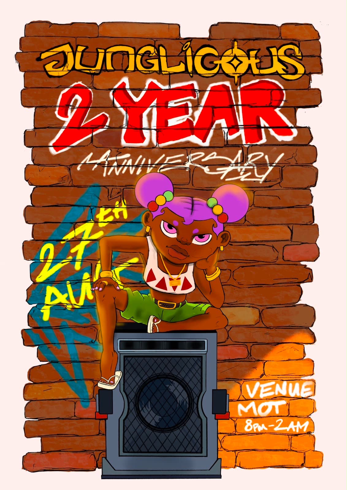 JUNGLICIOUS 2 YEAR ANNIVERSARY at Venue MOT