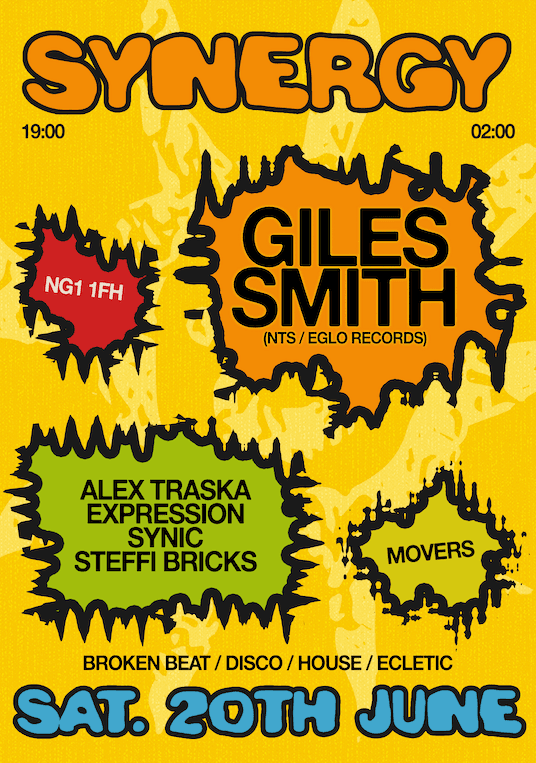 Synergy: Giles Smith (nts / eglo records), Expression, Steffi Bricks, Alex Traska & Synic at Movers