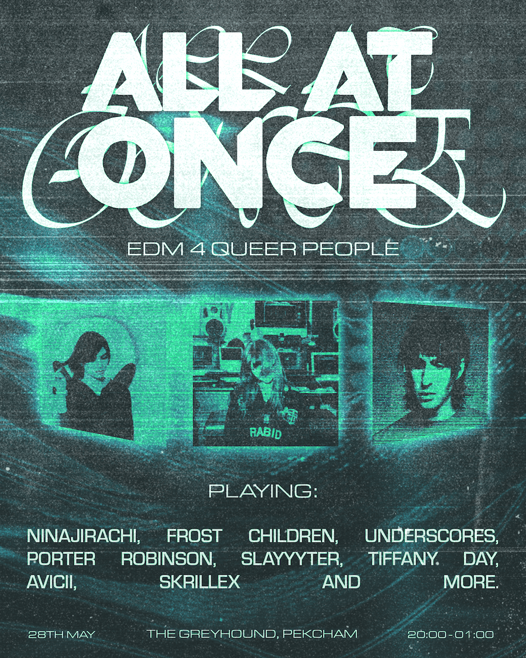 All At Once - edm 4 queer ppl at The Greyhound