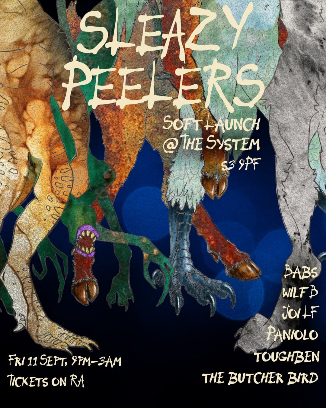 Sleazy Peelers (01) - Soft Launch at The System