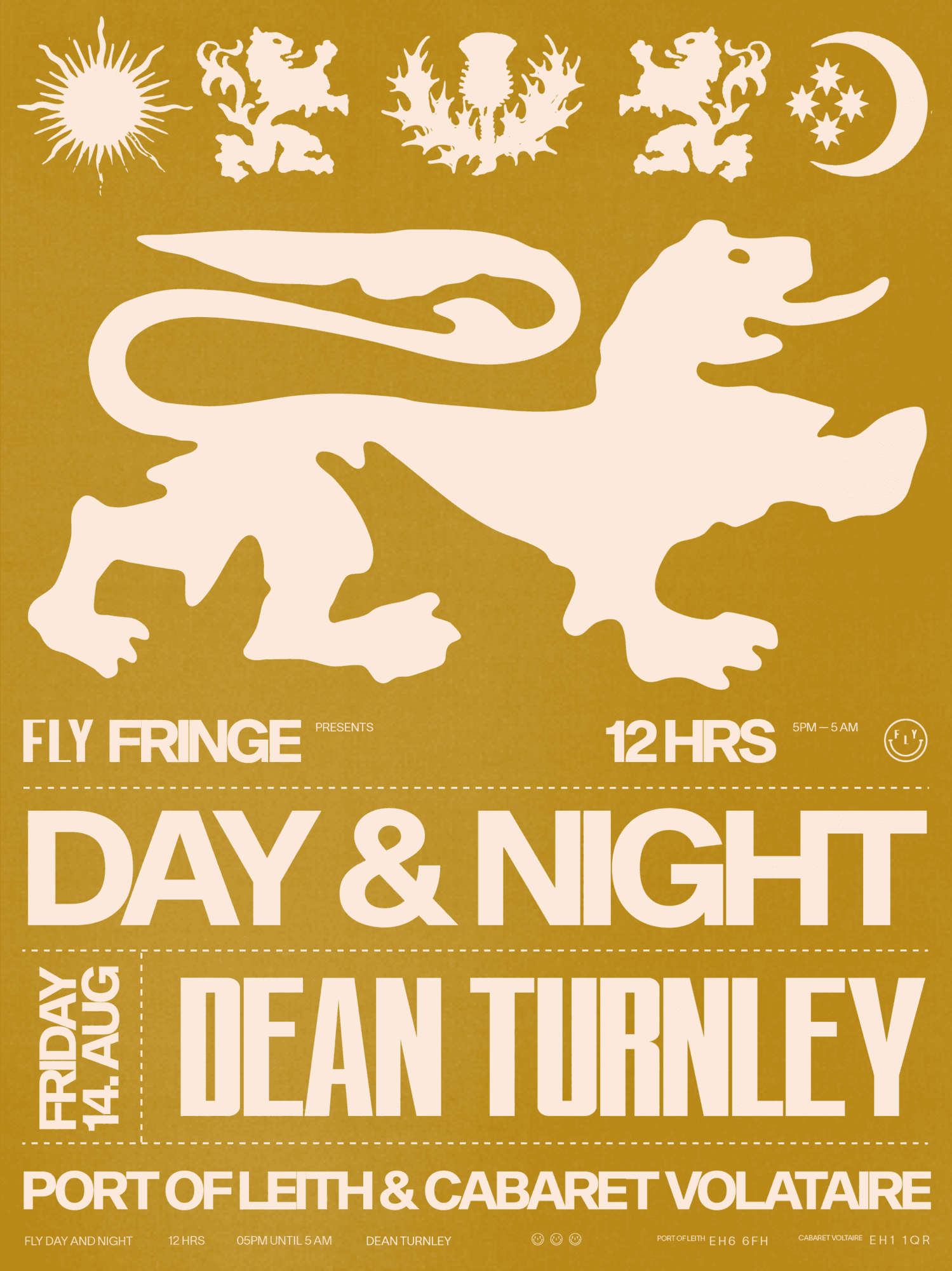 FLY Fringe Day + Night with Dean Turnley - 5am Licence at Cabaret Voltaire