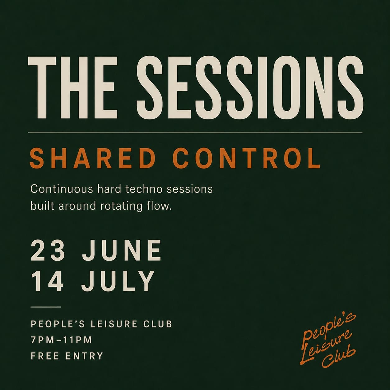The Sessions: Shared Control