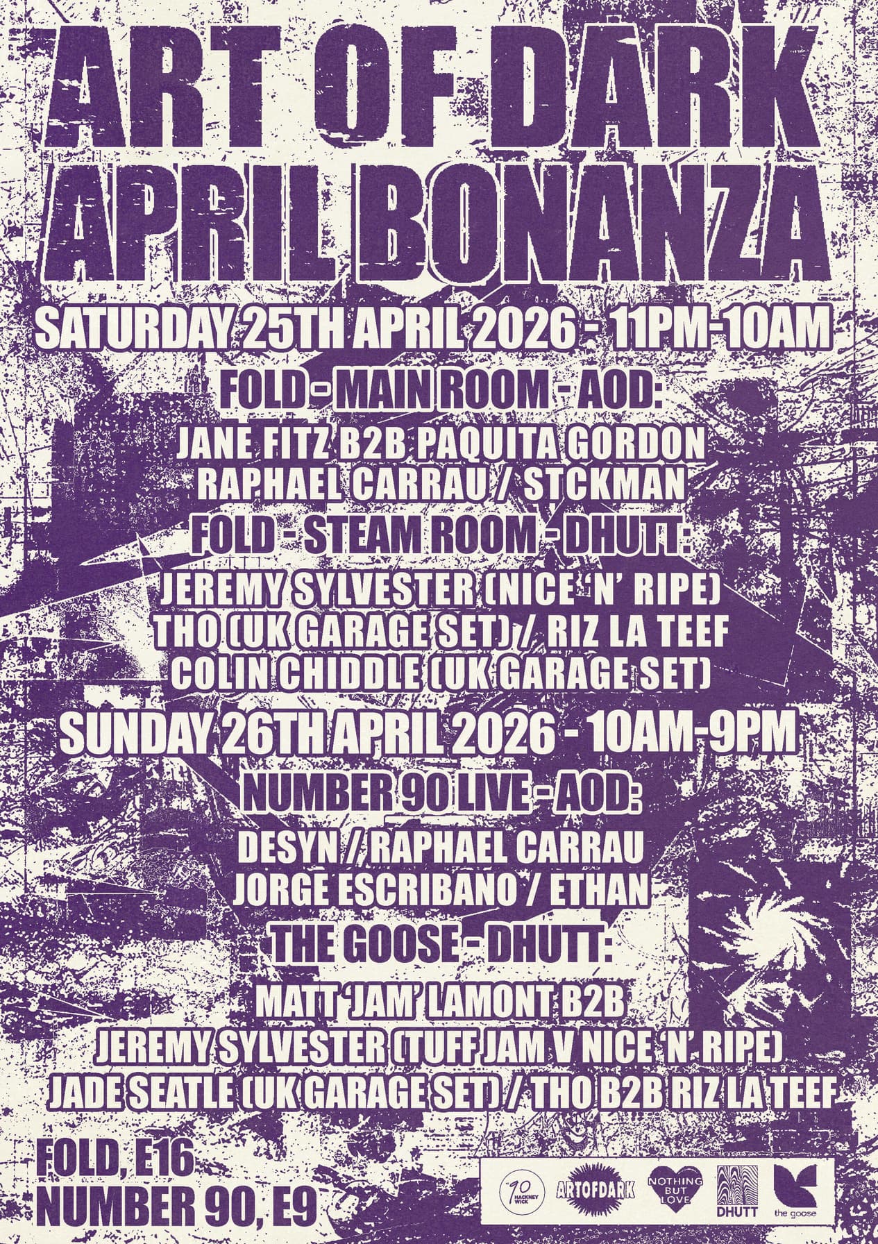 Art Of Dark - April Bonanza at FOLD