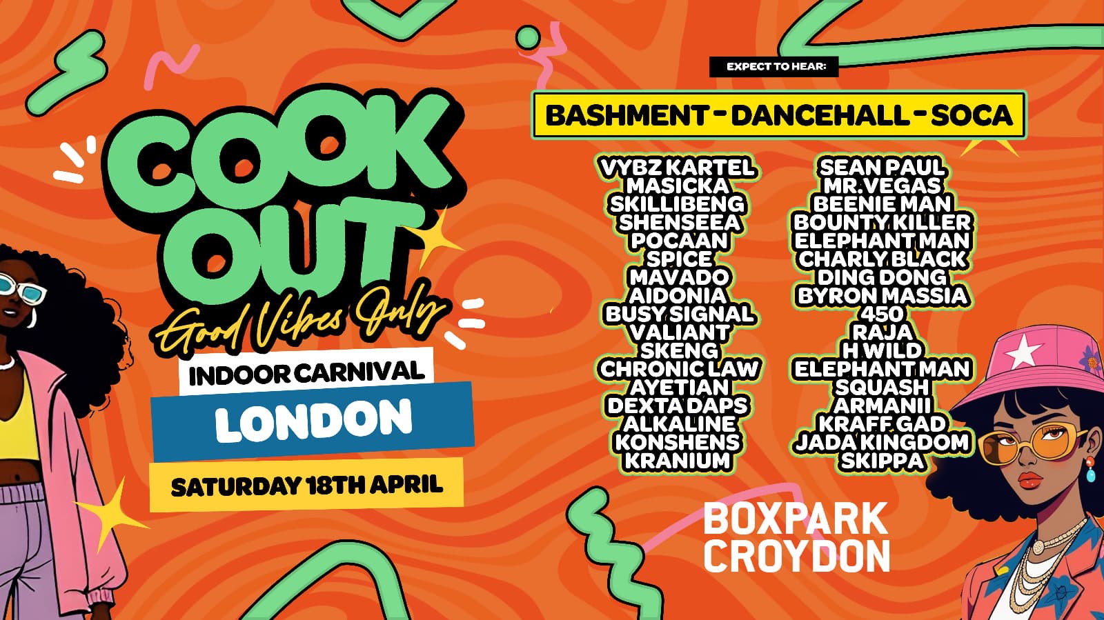 Cookout - Indoor Carnival at Boxpark Croydon