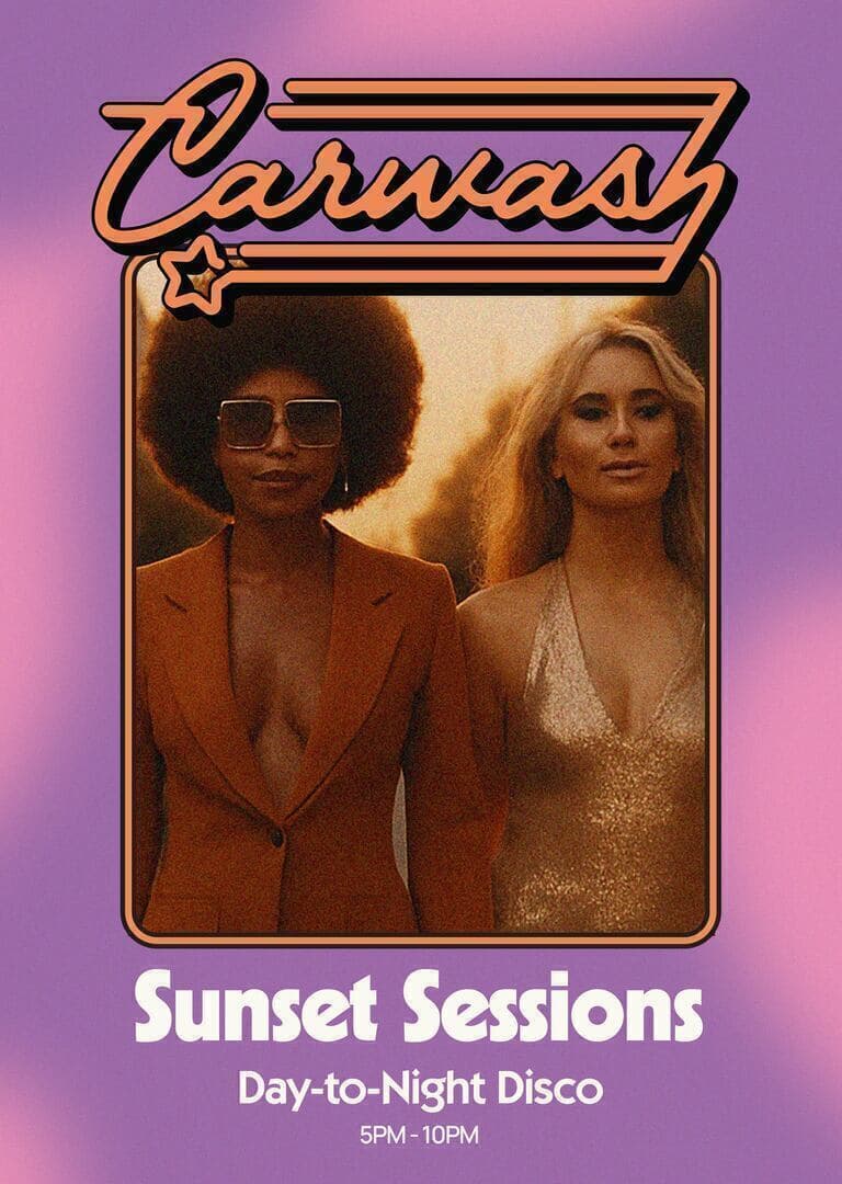 Carwash Daytime Disco - Sunset Sessions (5PM-10PM) - Disco, Funk, Retro Vibes - 28 March at Cor at Core Bar