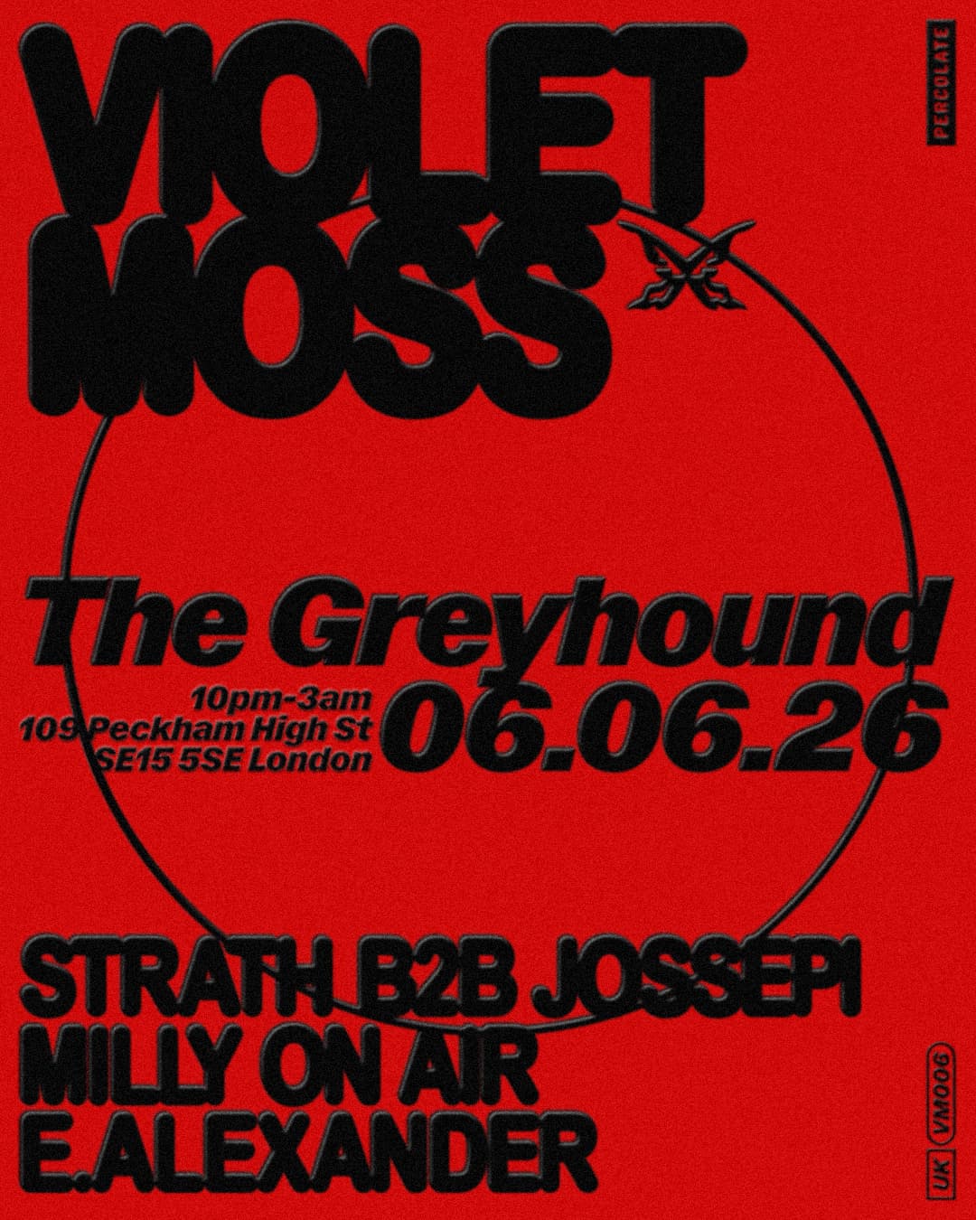 Violet Moss: Strath B2B Jossepi, Milly on Air, E. Alexander at The Greyhound