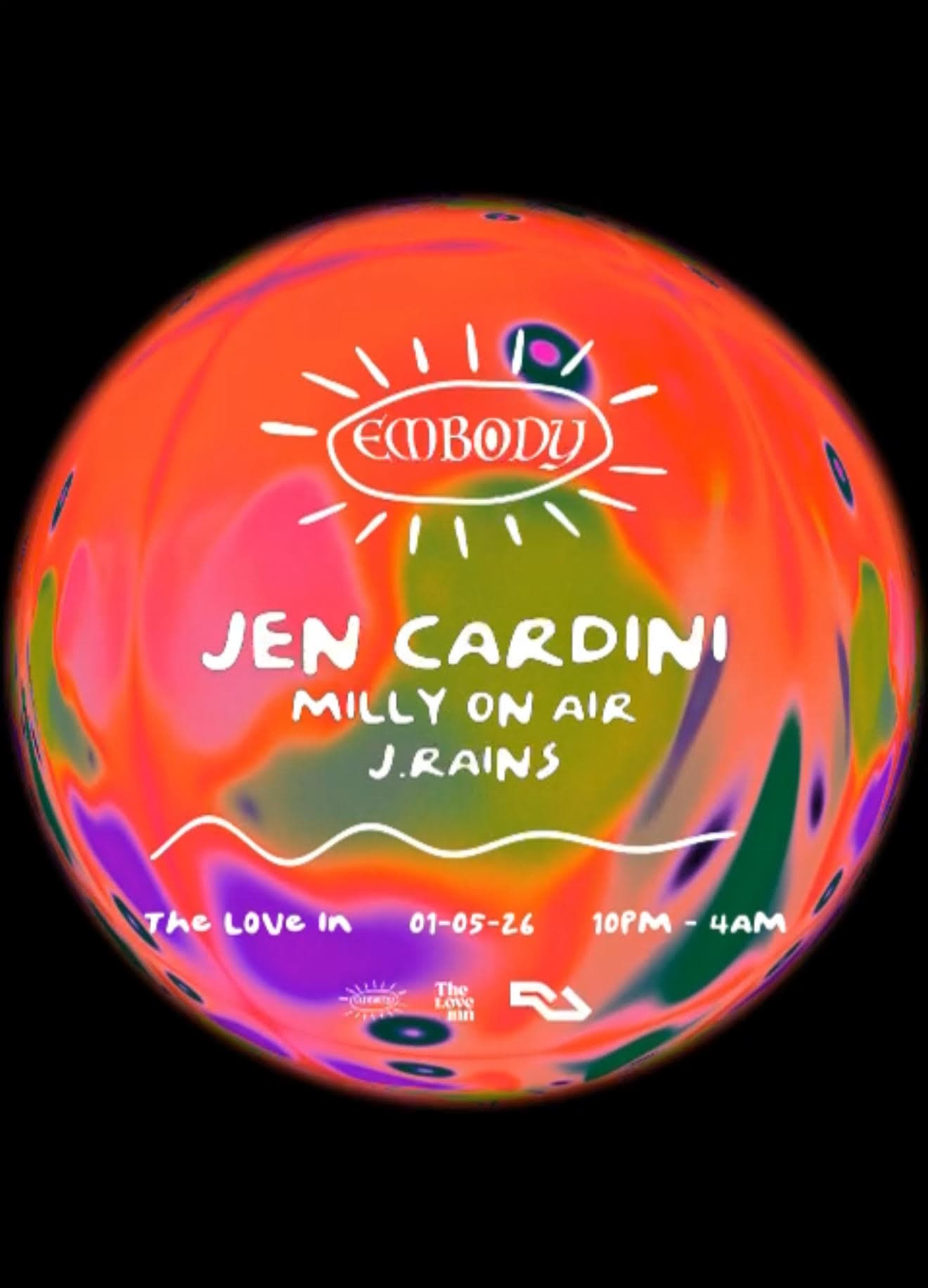 Embody: Jen Cardini, Milly on Air, J.Rains