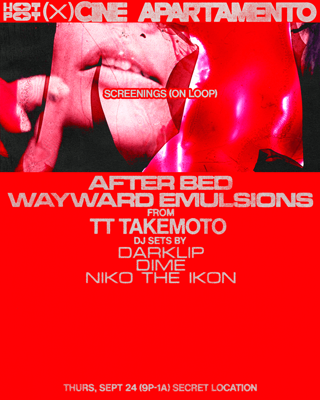 HOTPOT x Cine Apartamento presents TT TAKEMOTO