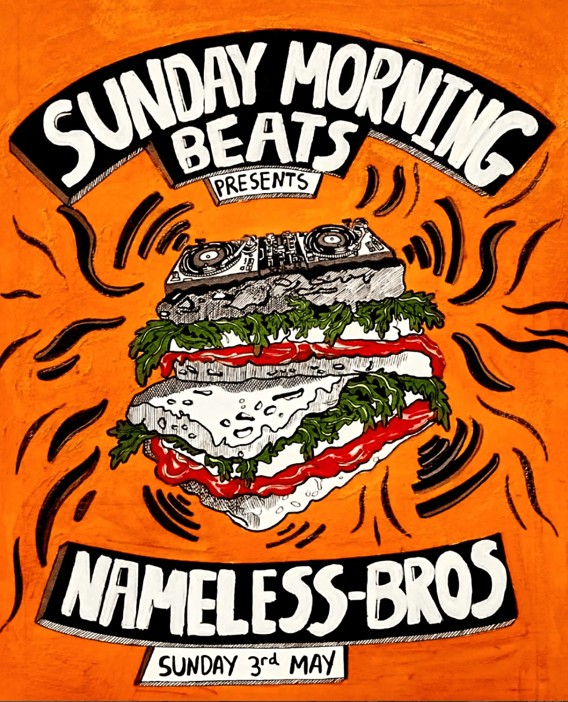 Sunday Morning Beats presents Nameless Bros at Croccante & Co