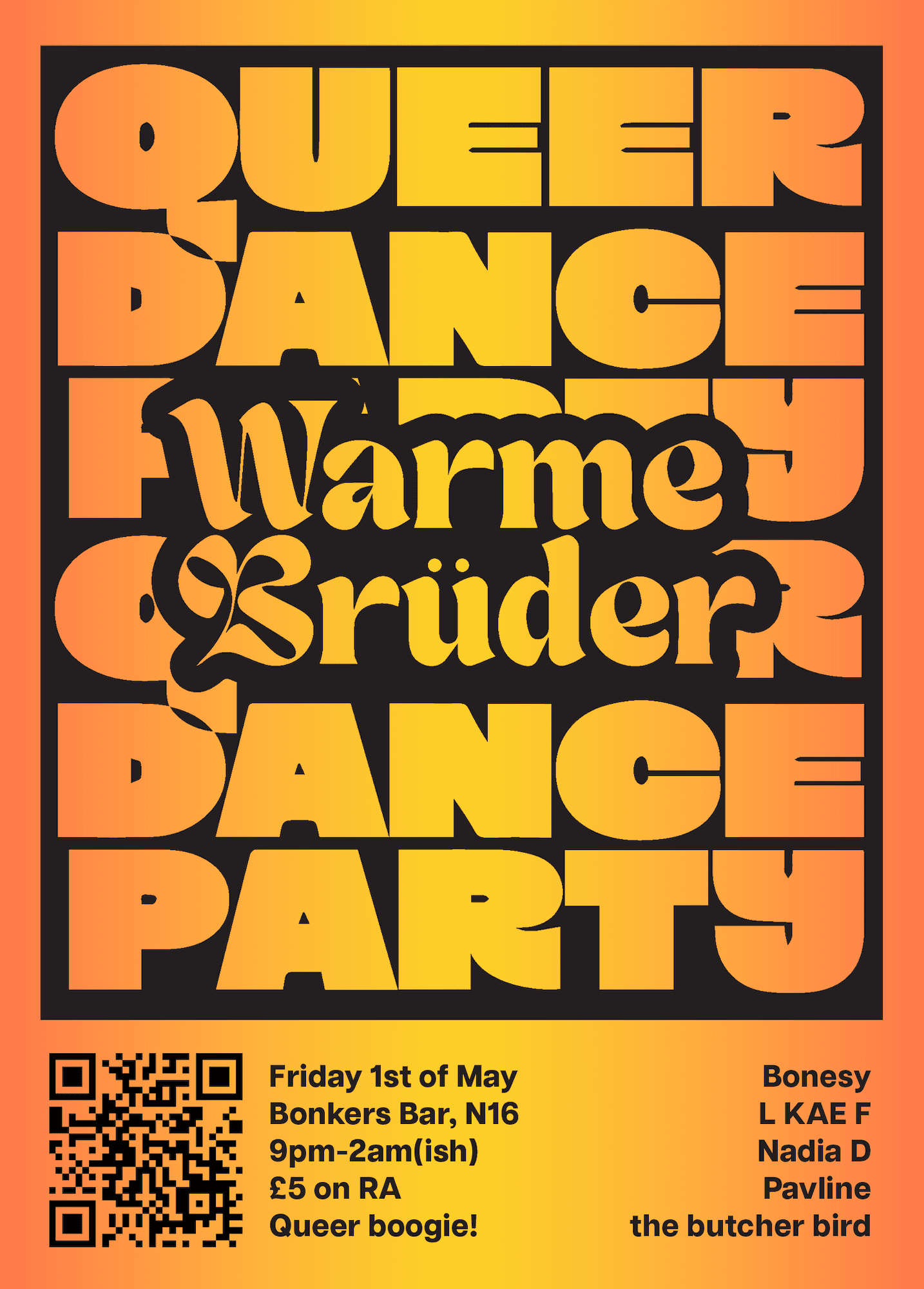 Warme Brüder: Queer Dance Party at Bonkers Bar