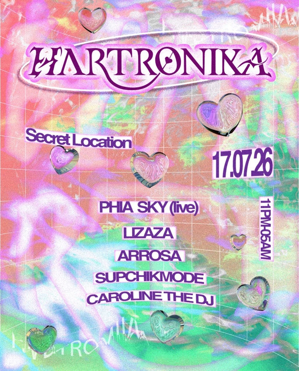 Hartronika at Secret London Location