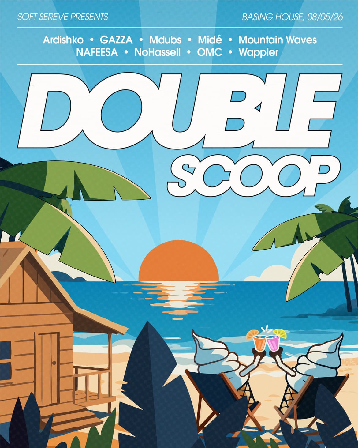 Soft Serve presents: Double Scoop at Basin House