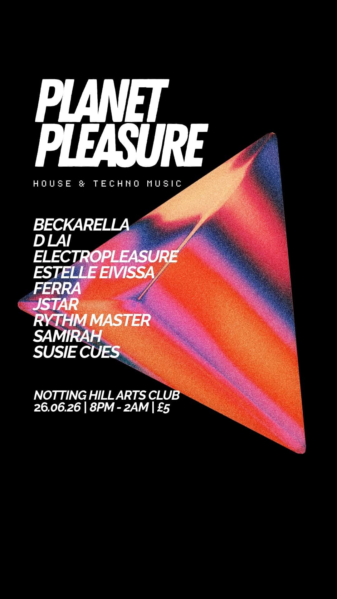 Planet Pleasure Electronic Club Nights