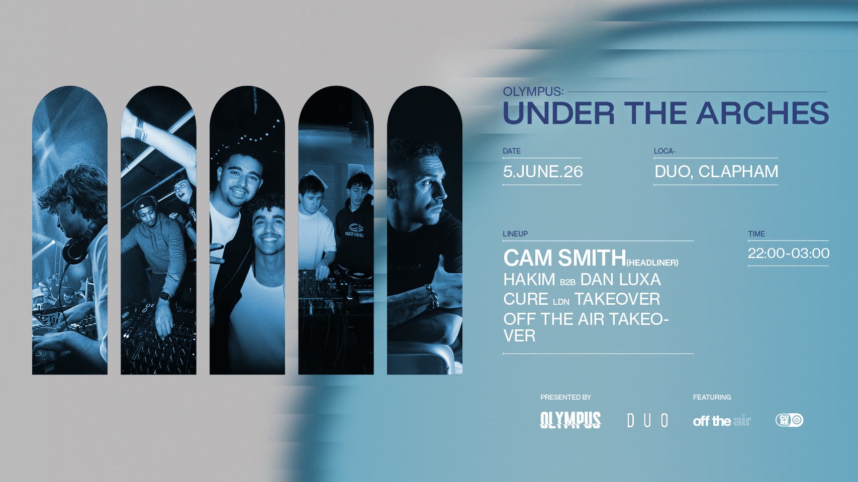Olympus: Under The Arches at DUO