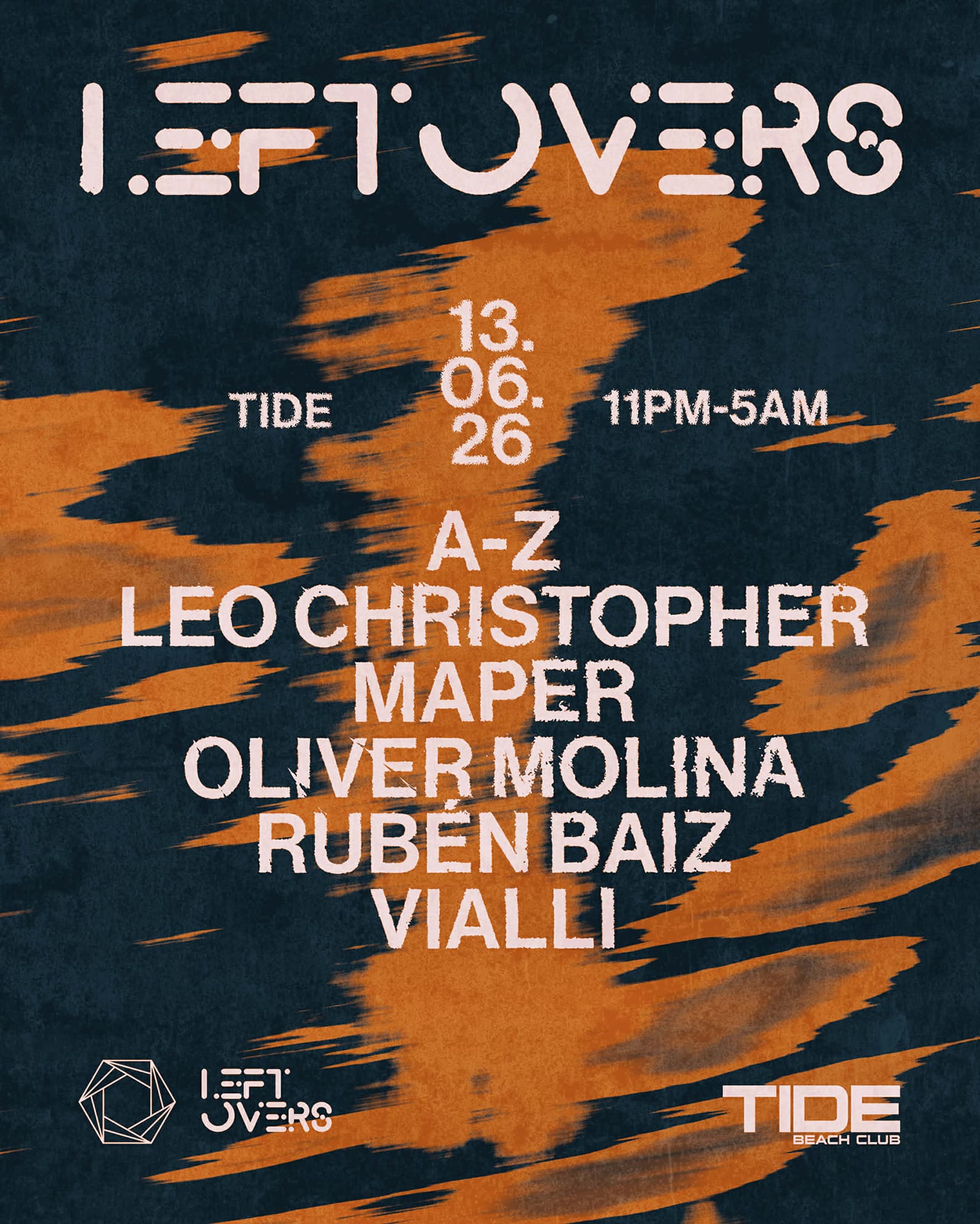 Leftovers: Leo Christopher, Maper, Obester, Oliver Molina, Rubén Baiz, Vialli at Tide Nightclub