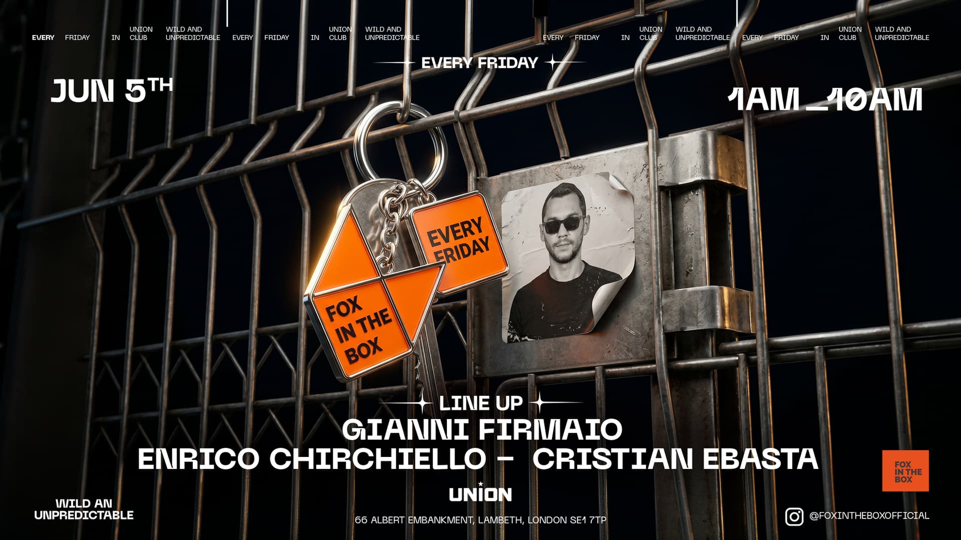 AFTERPARTY AT FOX IN THE BOX (Open until 10 AM ) at Union Club