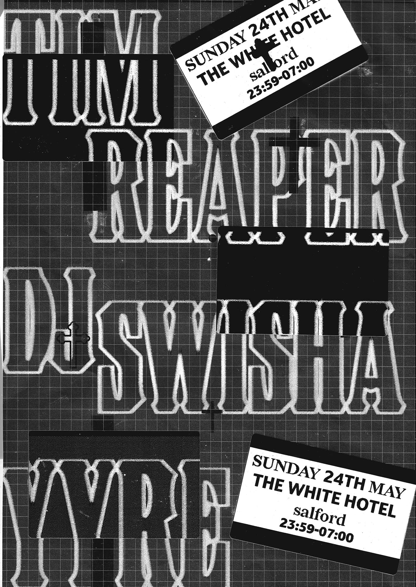 Tim Reaper / DJ SWISHA / Yyre at The White Hotel