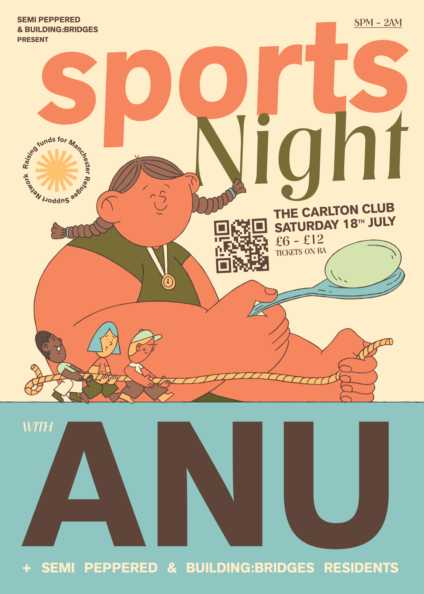 Sports Day & Night with anu at The Carlton Club Manchester