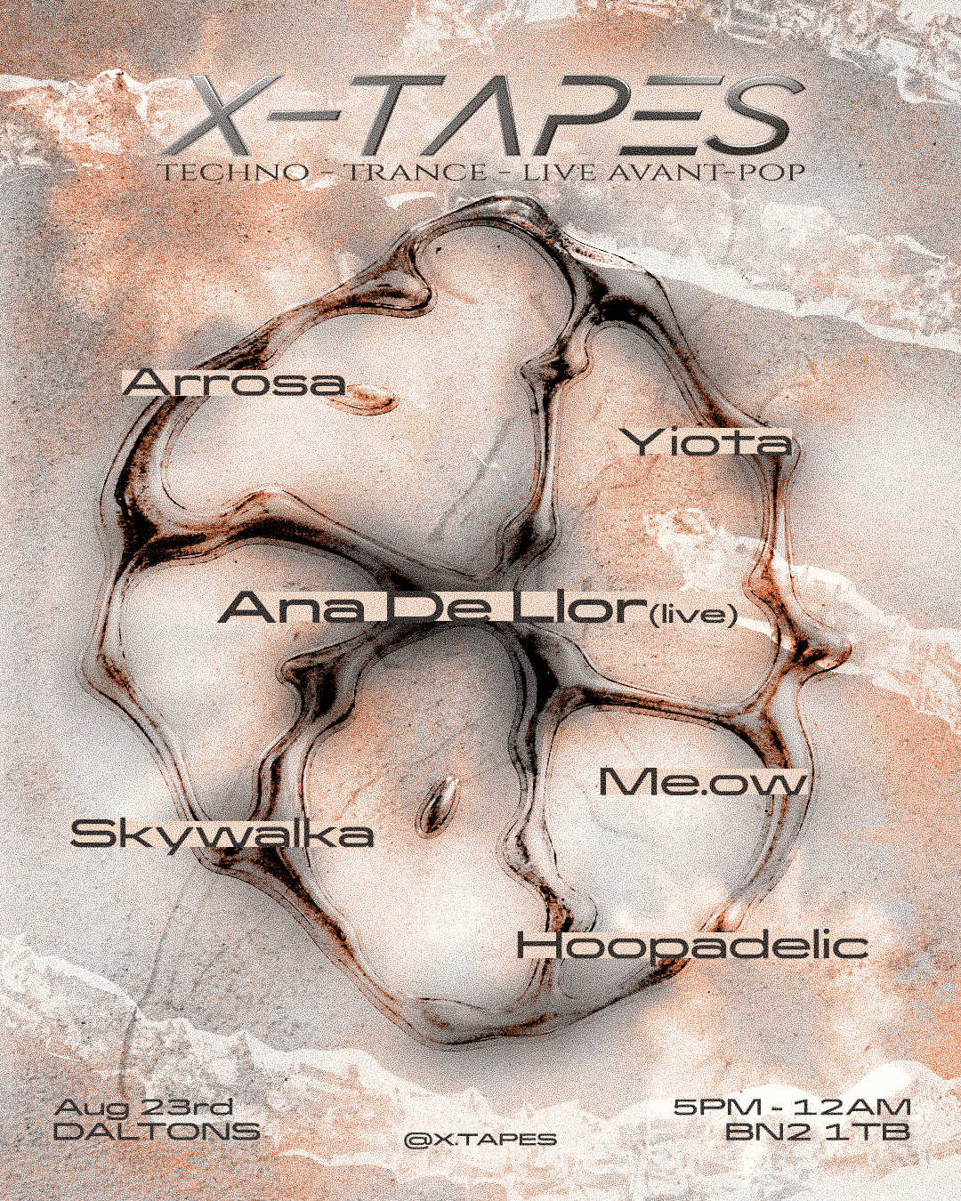 X-Tapes // Daltons - August 23rd at Daltons Brighton