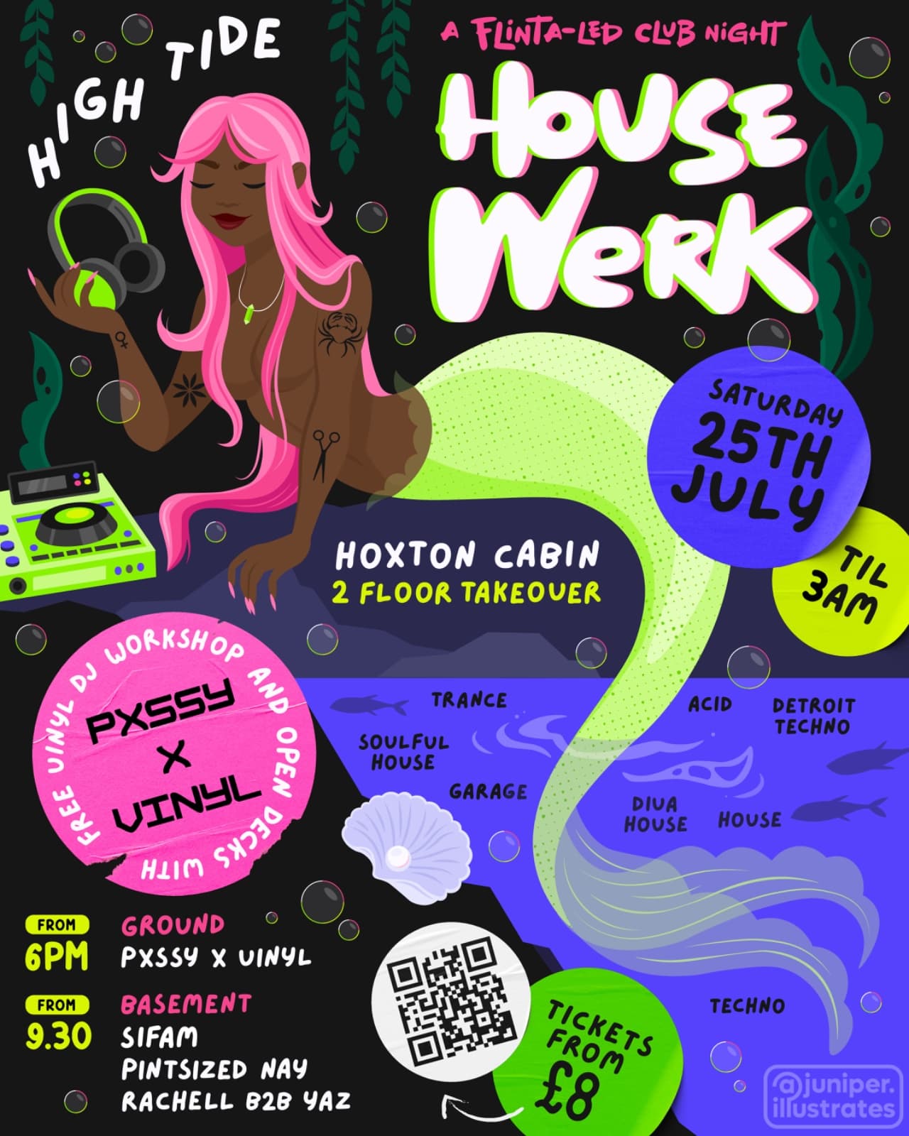 HOUSEWERK: HIGH TIDE at Hoxton Cabin  