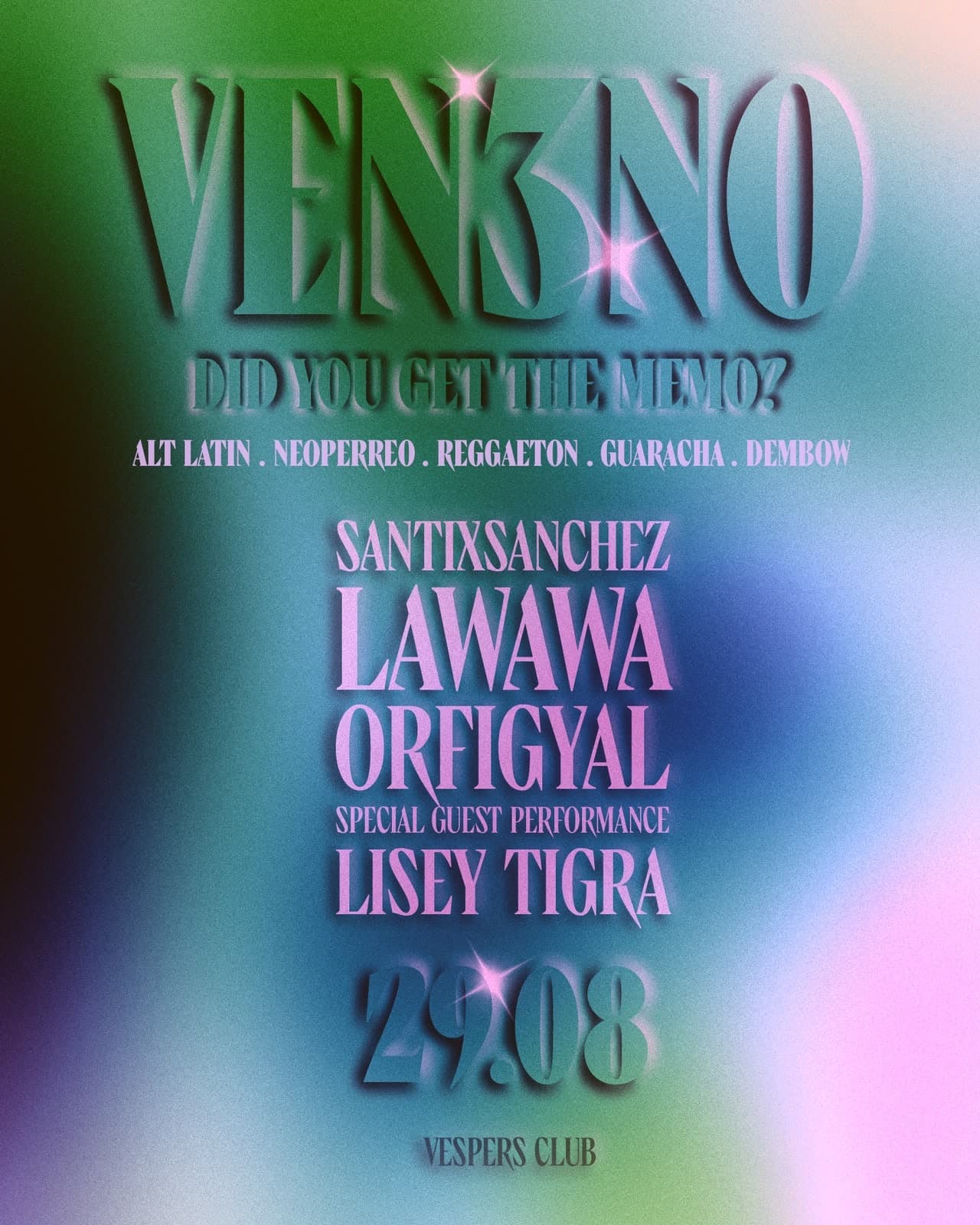 VEN3NO at Vespers Club