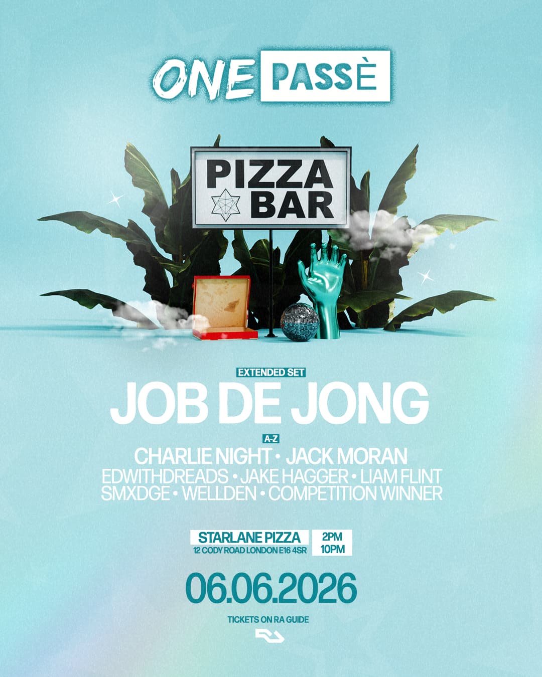 Job de Jong Extended set - Onepasse at Starlane Pizza Bar