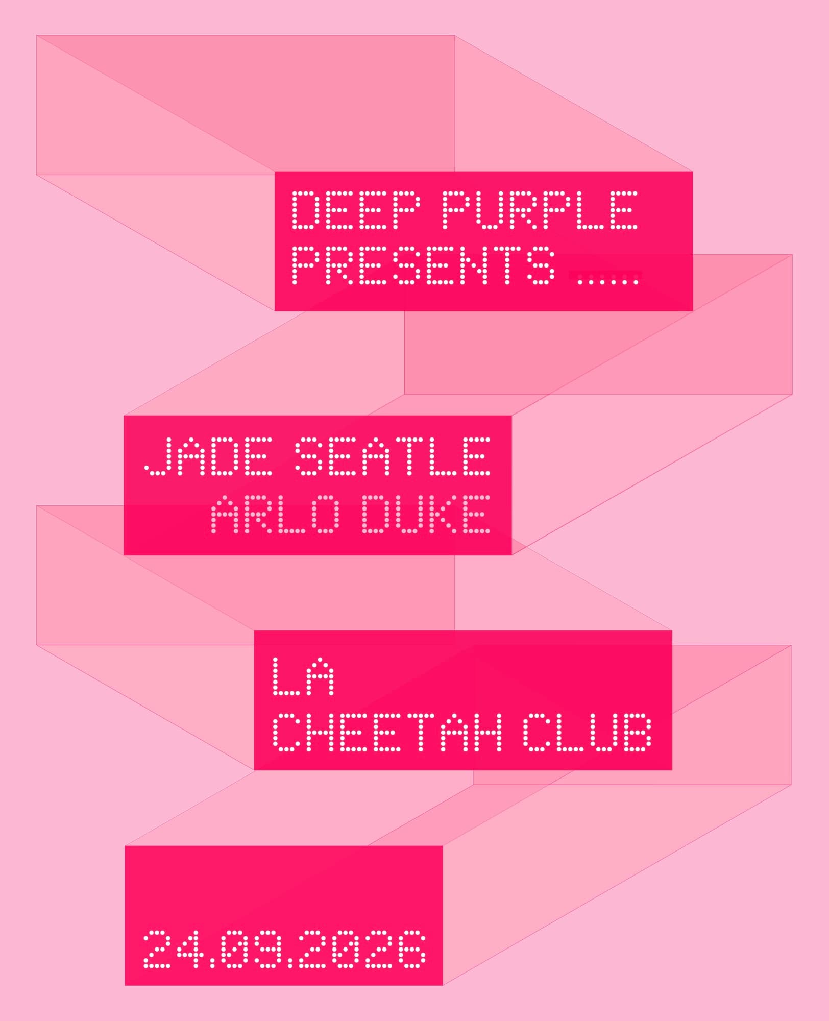 Deep Purple: Jade Seatle at La Cheetah Club