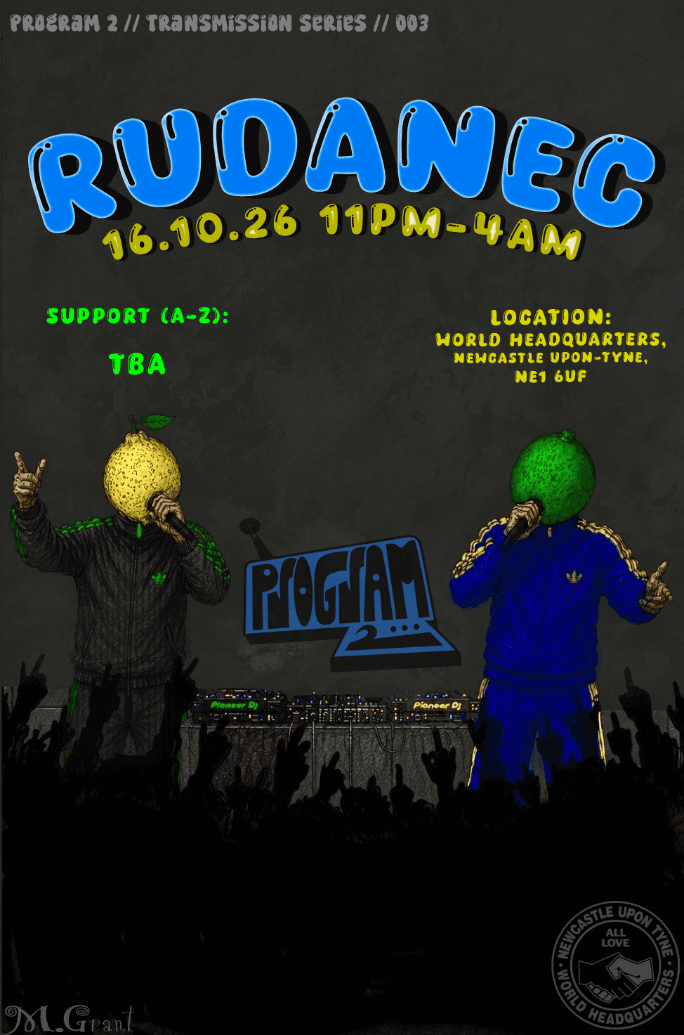 Program 2 // RUDANEC // TS-002 at World Headquarters
