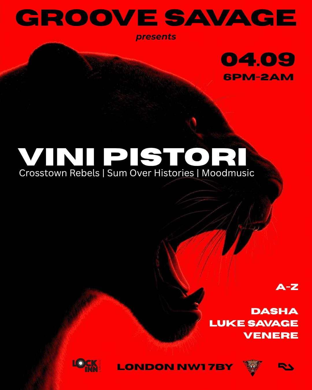 SUMMER Groove Savage at Lock Inn Camden