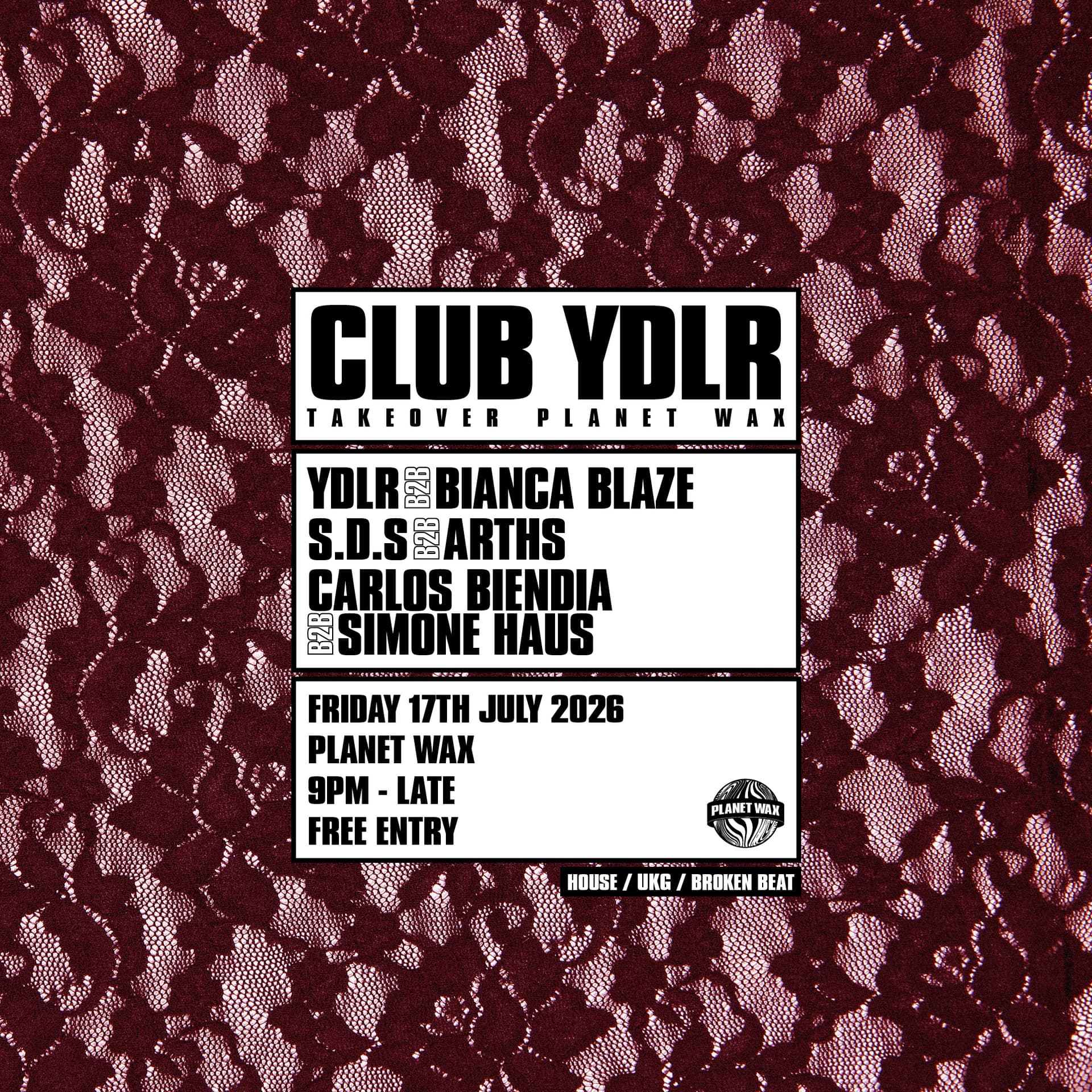 CLB YDLR X Planet Wax at Planet Wax